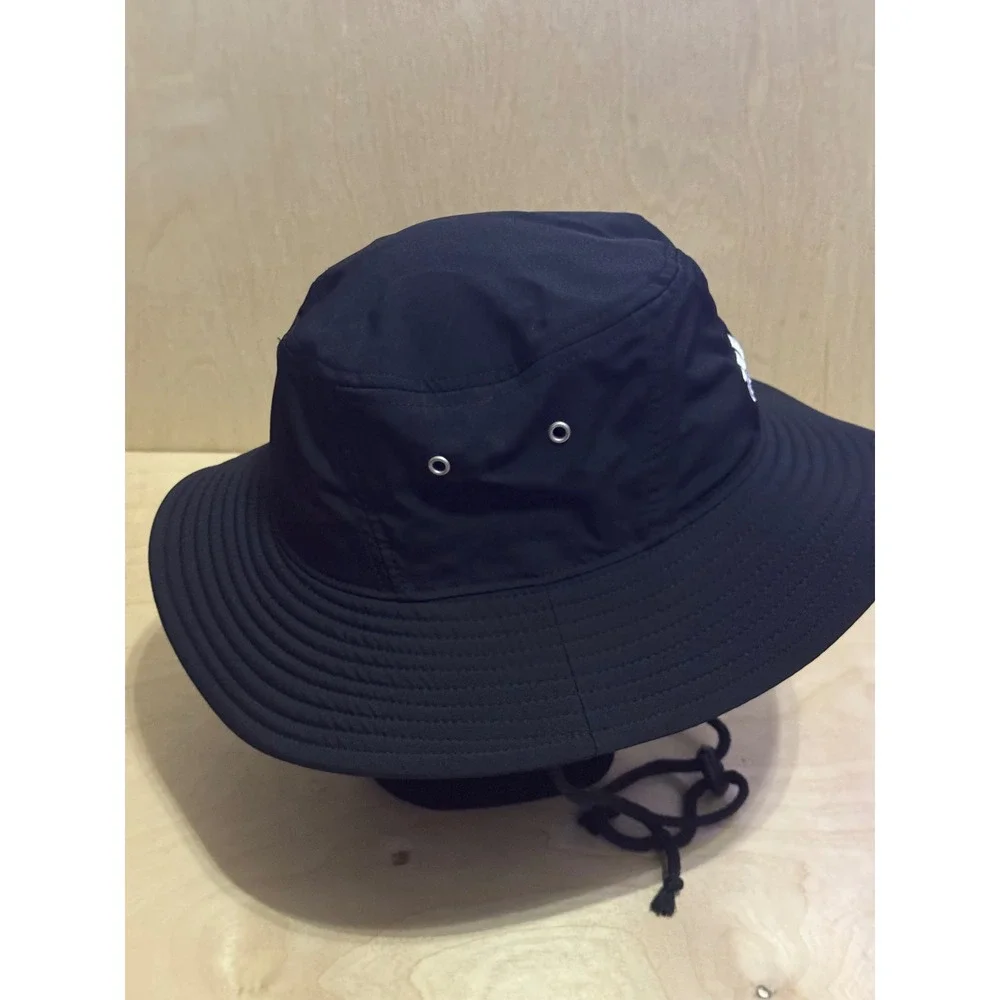 Adidas AeroReady Black Bucket Hat Adjustable Chin Strap Wide Brim Sun Hat Mens